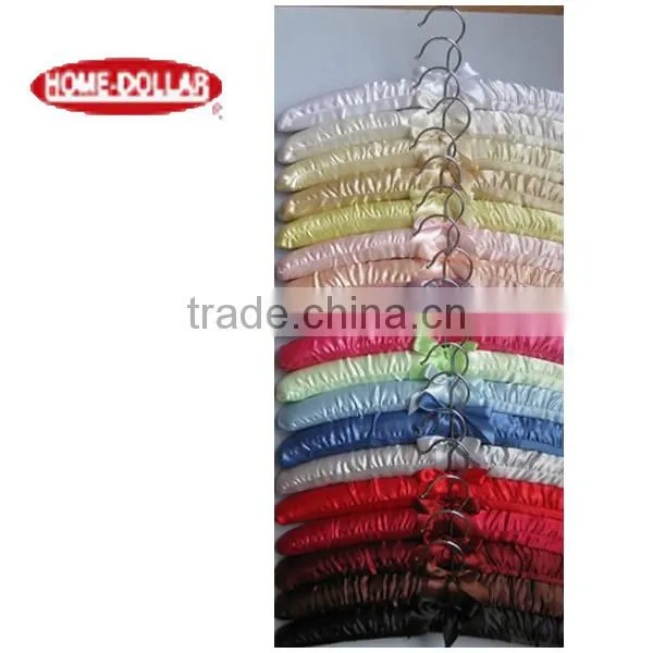 Wholesale elegant Padded Satin Hanger