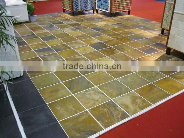 Black roof flooring slate
