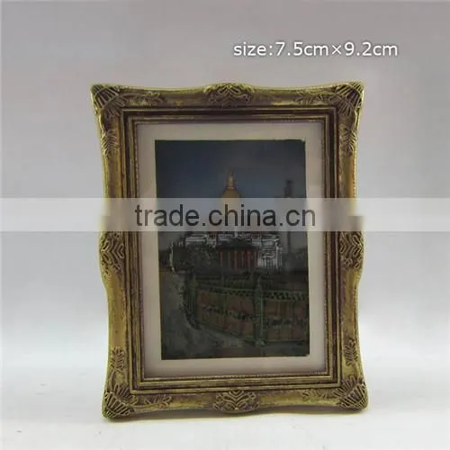 Plastic photo frame fridge magnet