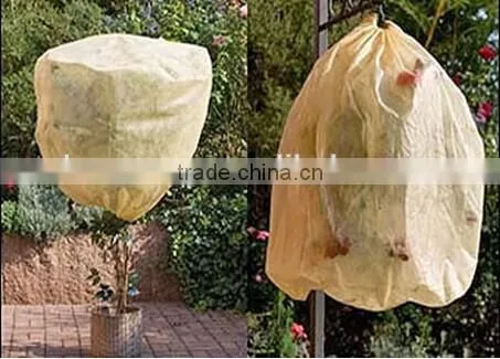 Plant Protection Cover,Fruit Plant Jackets with String,Winter Fleece Protection Hood