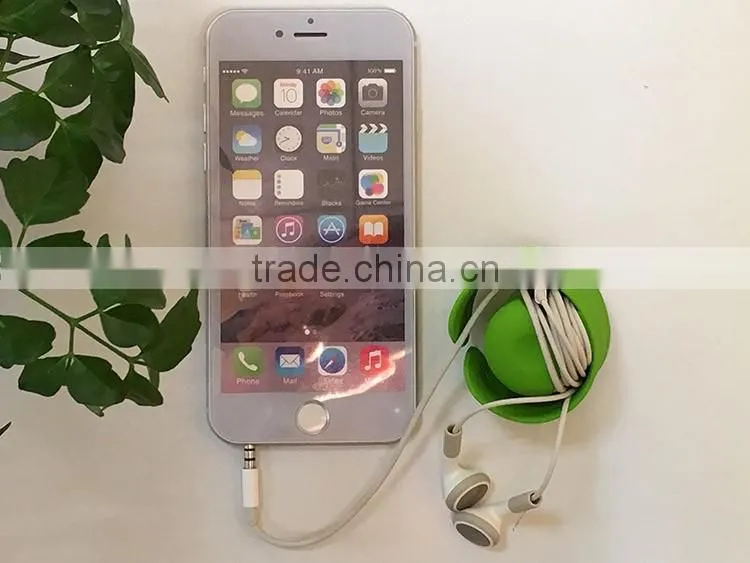 2015 New design hot sell silicone cable holders/winder