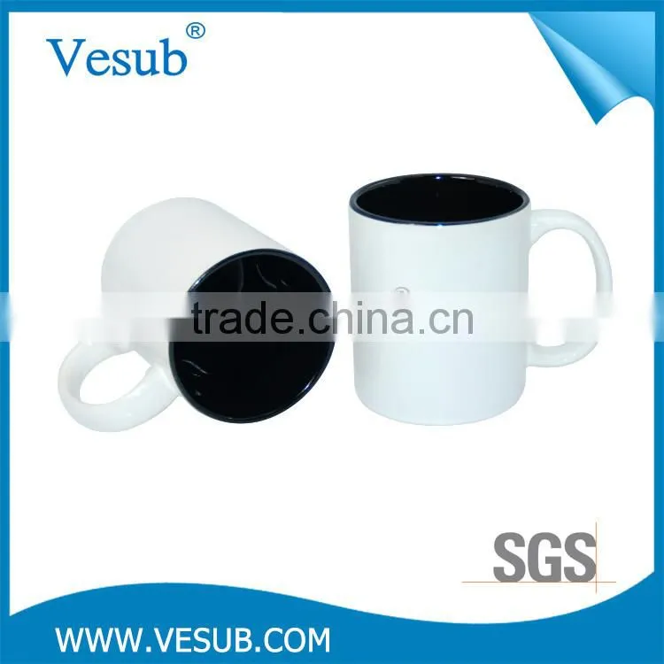 Top grade professional 11OZ double color customized vacuum magic mug sublimation