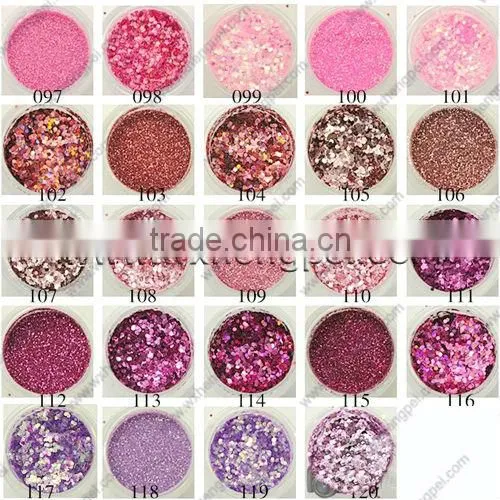 glitter powder/ gold and silver powder/ Silver glitter powder