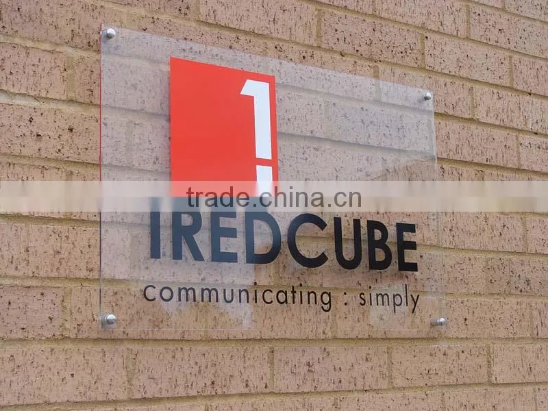 Quality Guaranteed Easy Installing Acrylic Led Lighting Letters Signage And Light Box Board
