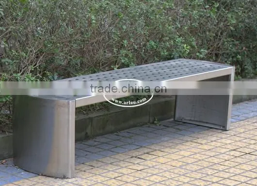 Arlau Cast Aluminum Outdoor Patio Furniture,Custom Cast Iron Bench Ends,Perforated Metal Mesh