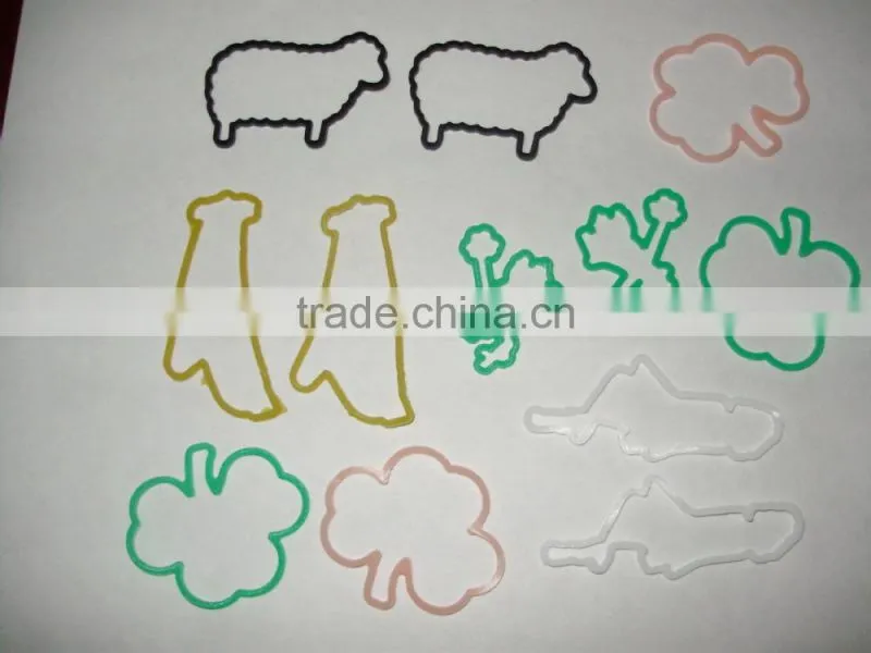 Christmas tree cartoon and For deformation silicone rubber band silicone rubber band
