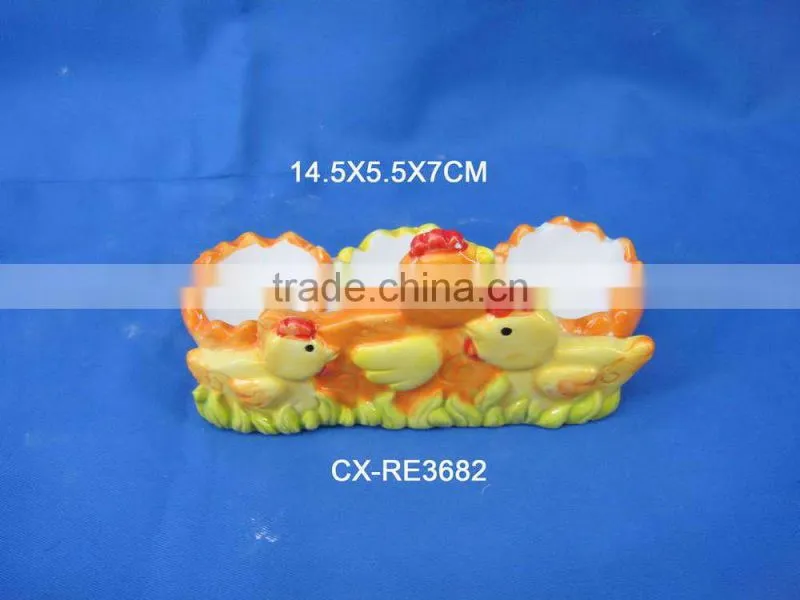 Ceramic easter bowl,chicken shape bowl