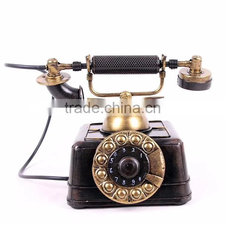 Custom high-end vintage landline retro resin telephone model