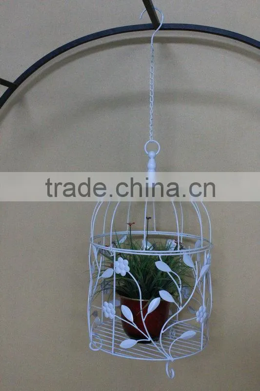 Metal birdcage for wedding