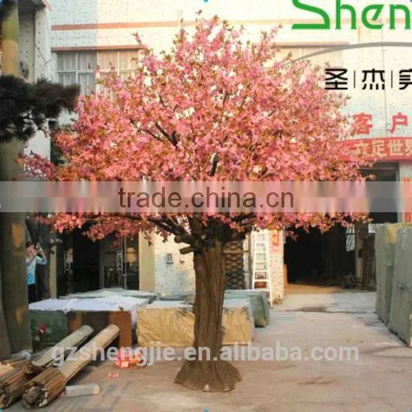 LXY080540 artificial flower plant decorativc wedding tree plastic artificial cherry blossom tree