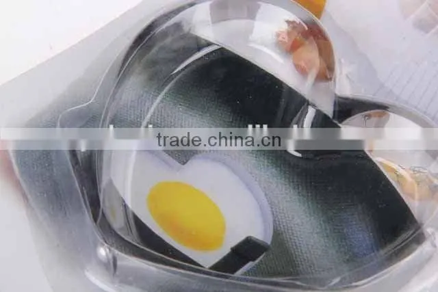 Heart/flower/christmas tree shaped metal egg ring stainless steel egg mold