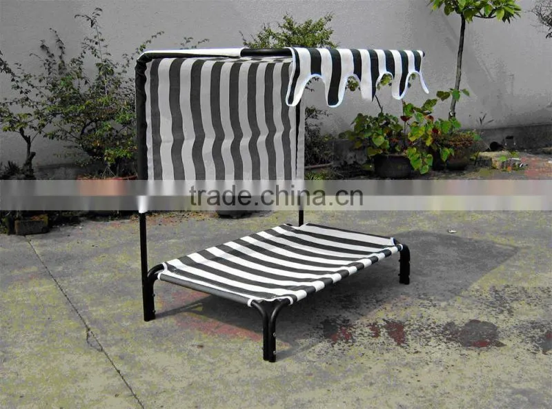 metal frame outdoor dog bed with cover