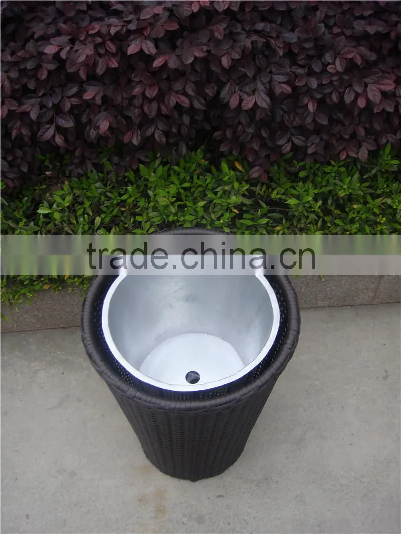 Outdoor Garden Supplies 6 Pics Rattan Flowerpot Sets