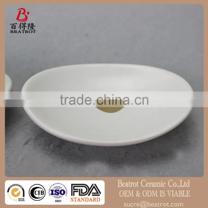 Beatrot Ceramic Heart Shape Soap Dish Tray