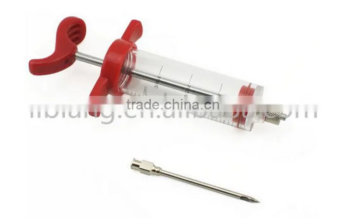 BBQ cooking condiment syringe fot turckey