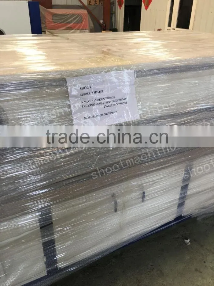 Vacuum Membrane Pressing Machine SH2611B with Working table size 2600x1100mm and Total power 20KW