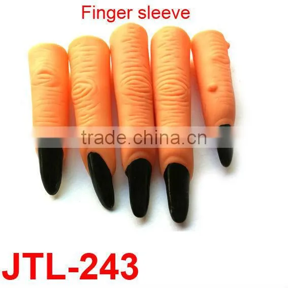 plastic finger puppet of dinosaur