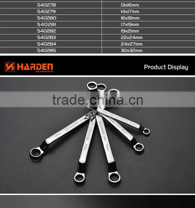 Professional Commercial Electric Hand 6 Point Cr-v Ring Spanner Tools