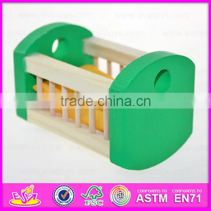 2016 New fashion baby toy wooden high chair for dolls W06B020
