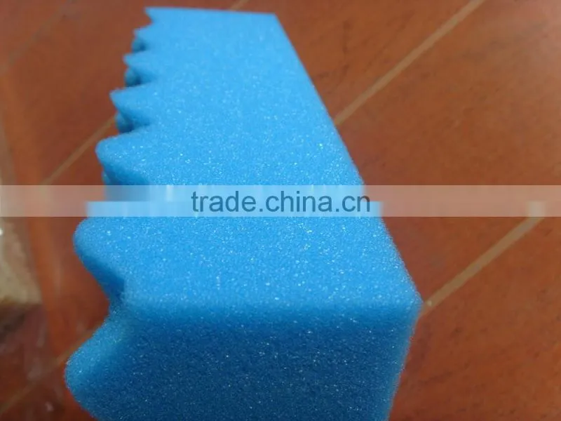 blue color pu sponge for car wash sponge car cleaning sponge