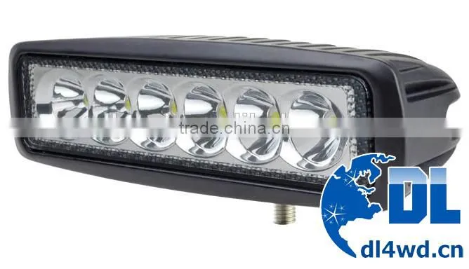 auto car led light bar 18w led work light for off road truck