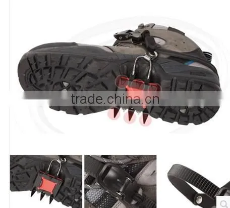 Fashion professional convenient ice spikes Anti-slip silicone rubber crampons