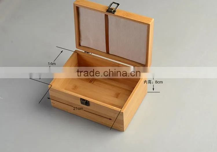 Luxurious simple and superior bamboo storage gift boxes