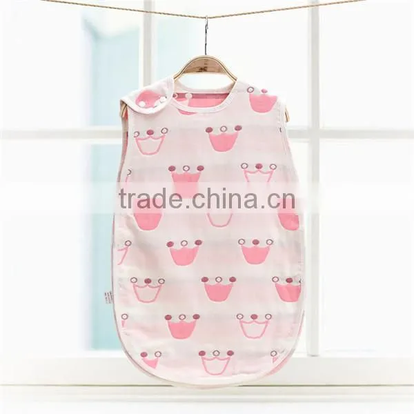 2017 shuoyang factory cute cotton jersey baby sleeping bag/ kid sleeping bag