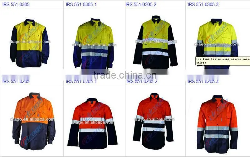 Yellow/Navy insect and uv repellent shirts for gardener