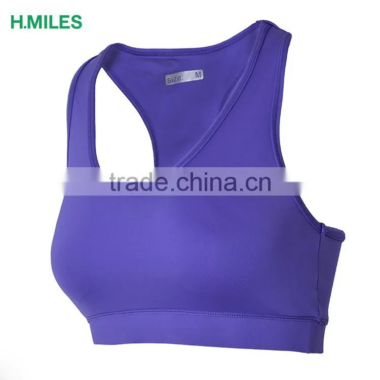 2017 Fashionable sexy yoga women's sublimation sports bra