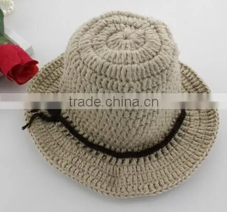 OEM Manufacturer Cute Baby Infant Newborn Handmade Crochet Beanie Hat Clothes Baby Photograph Props