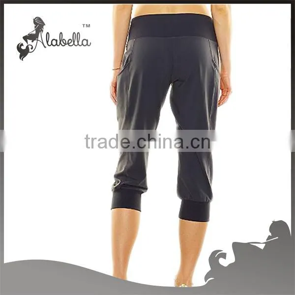 2015 High Quality Spandex/Polyester Yoga Pants/Yoga Capri