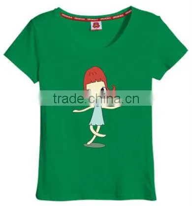 OEM china sweet baby girl t-shirt cartoon design
