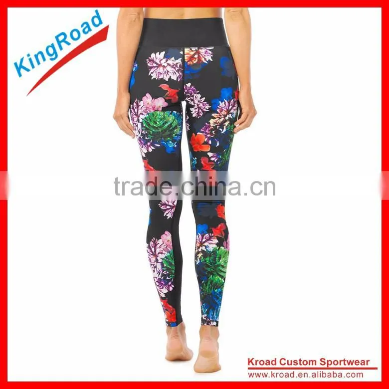92 polyester 8 spandex printed leggings, leggings manufacturer