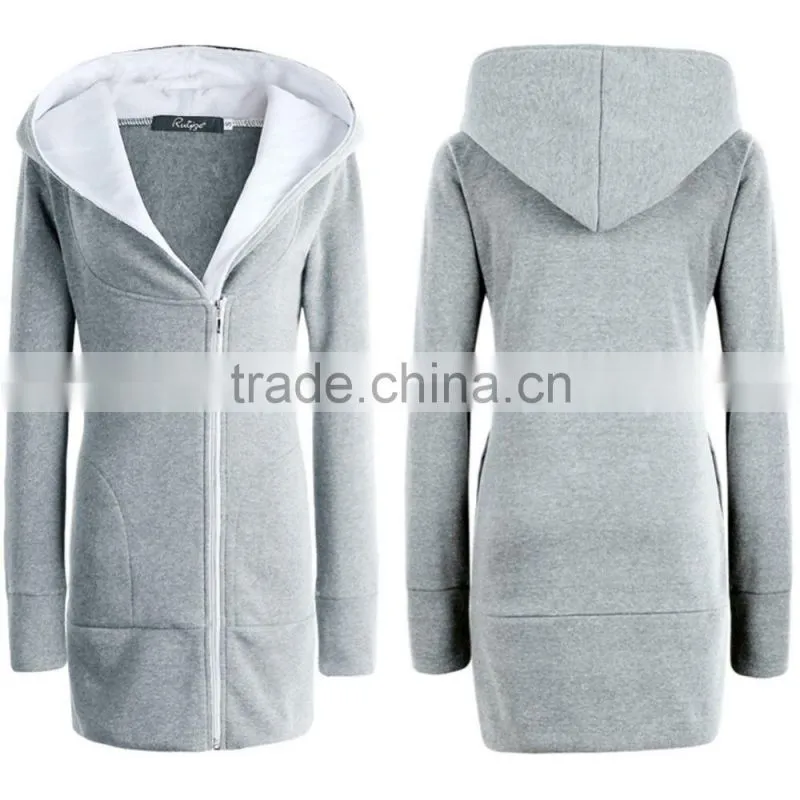 2016 Women's Winter Slim Hooded Coats Fur Collar Cotton Warm Long Coat Jacket Outwear Top
