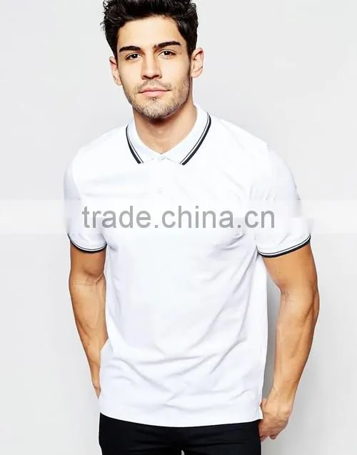 Bulk blank work t-shirt clothing custom, 100% cotton pique polo shirt men wholesale