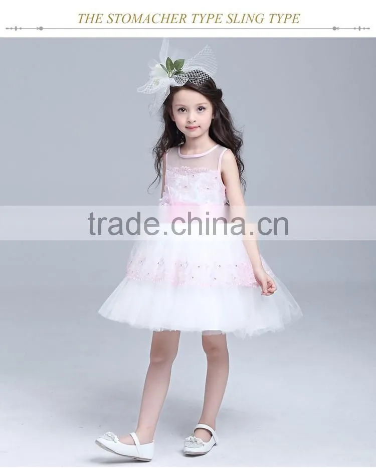 2017 latest dress designs in pakistan made in China dance frock red rhinestone dresses
