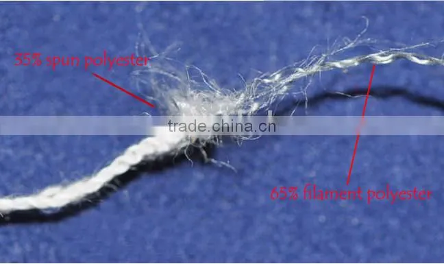100% spun polyester yarn manufacturer in china