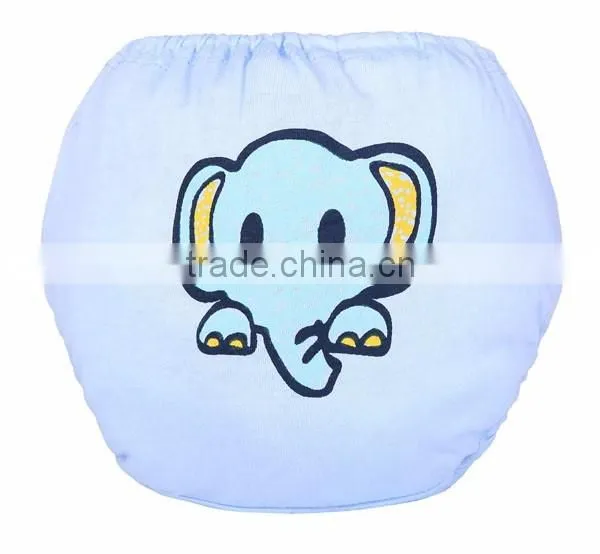lovely lion pattern and wried printed soft training pants baby cloth diaper