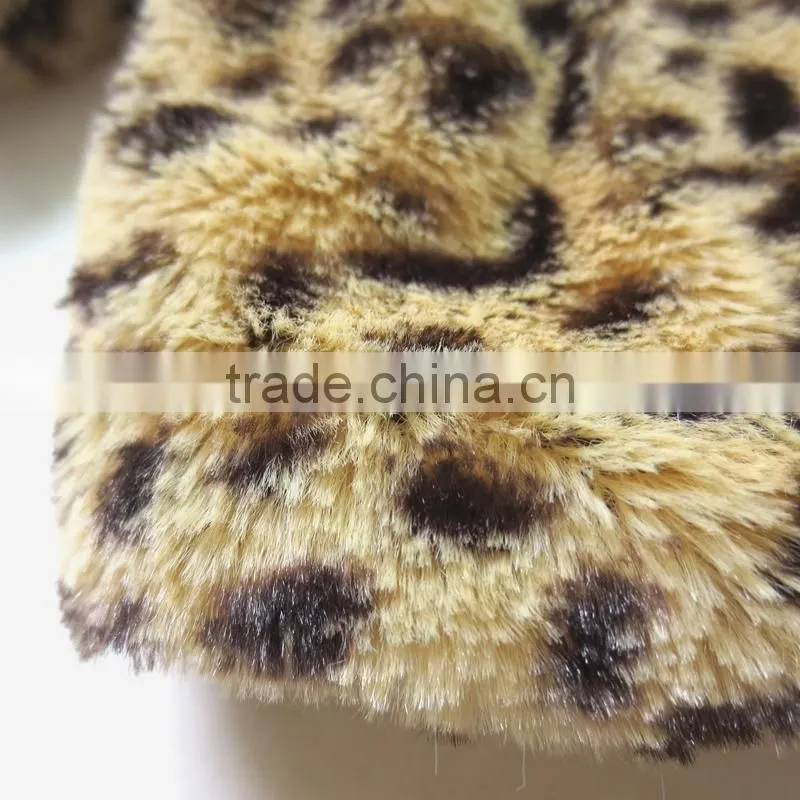child fur vest little girl fur coat soft party coat baby leopard fur