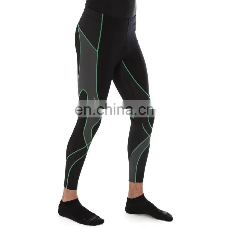 mens printing strengthen custom compression pants