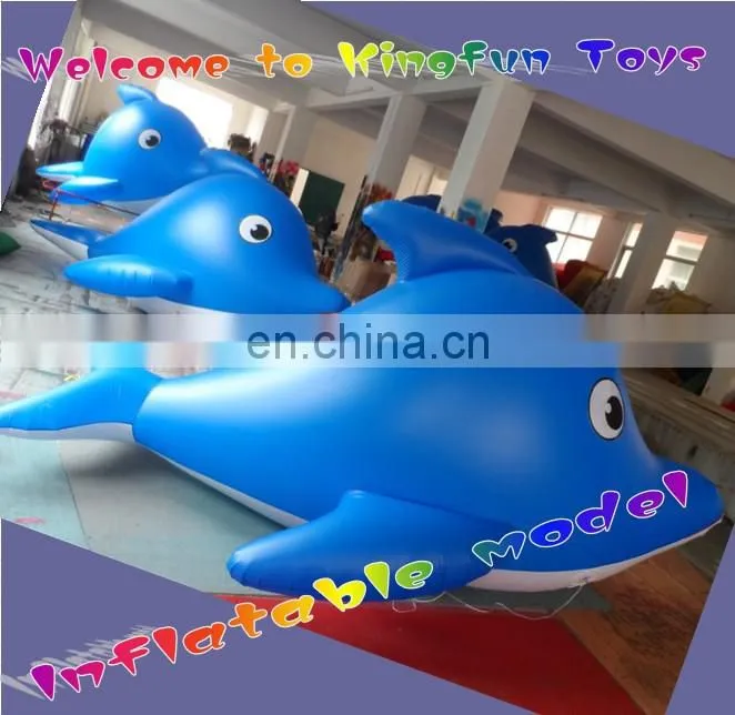Customized outdoor helium air shark model