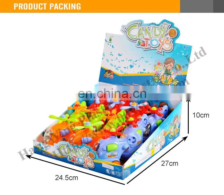 Cheap Cartoon Pull Line Plane Candy Machine Toys