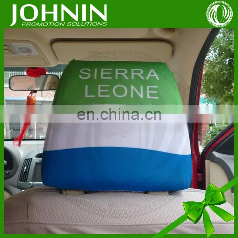 hot-sale wholesale design sublimation print advertise headrest cover