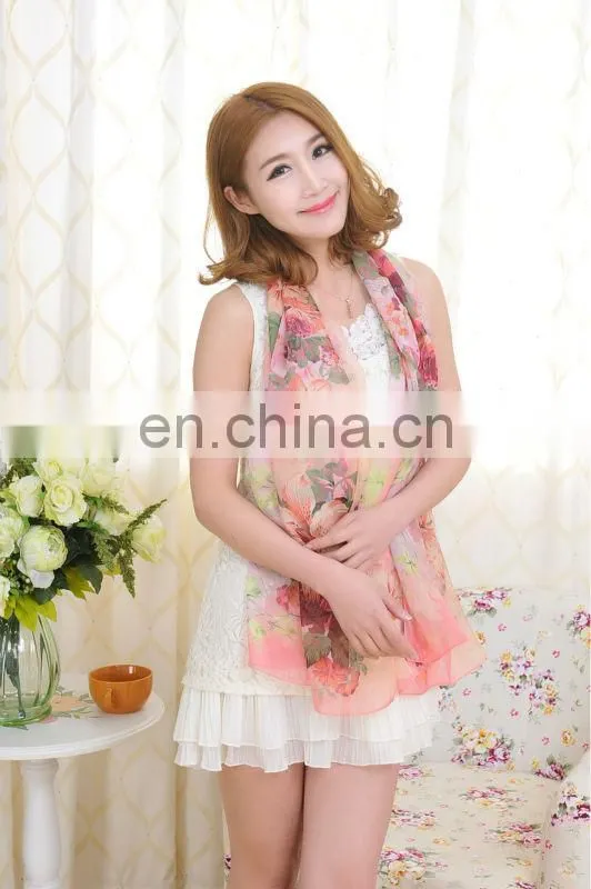 Popular Summer Scarf Fashion Style Chiffon Sillk Scarf