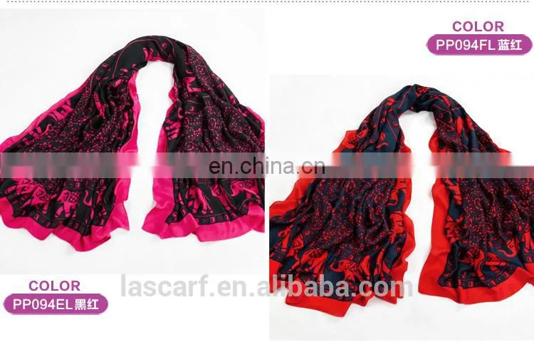 High quality fashion custom-made elephant printed cappa(PP094GL)