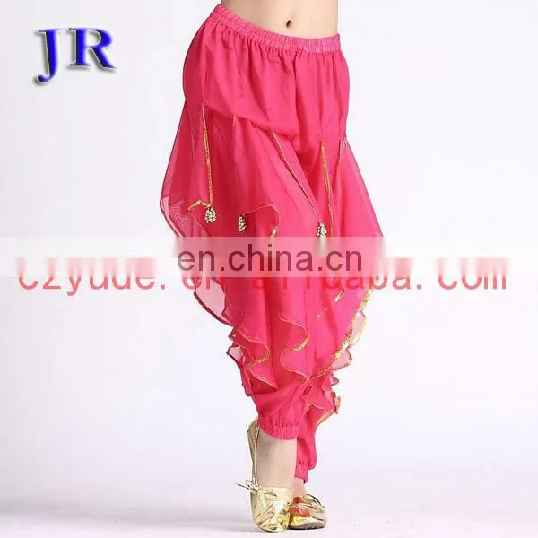 Chiffon coins arabic belly dance harem pant K-4002#