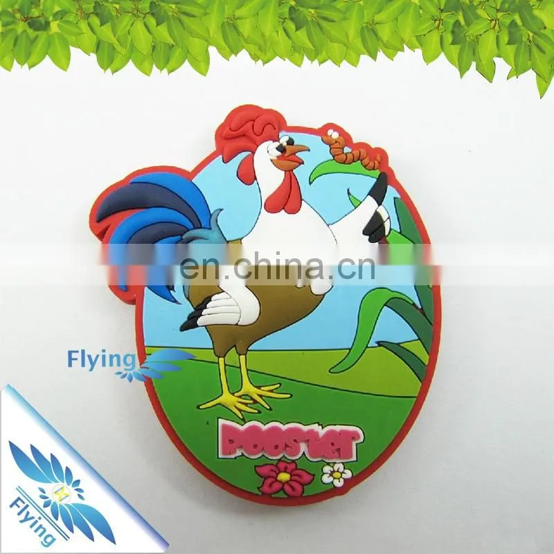 Security Rubber Fridge Magnet Resinous Refrigerator Sticker Business Idea