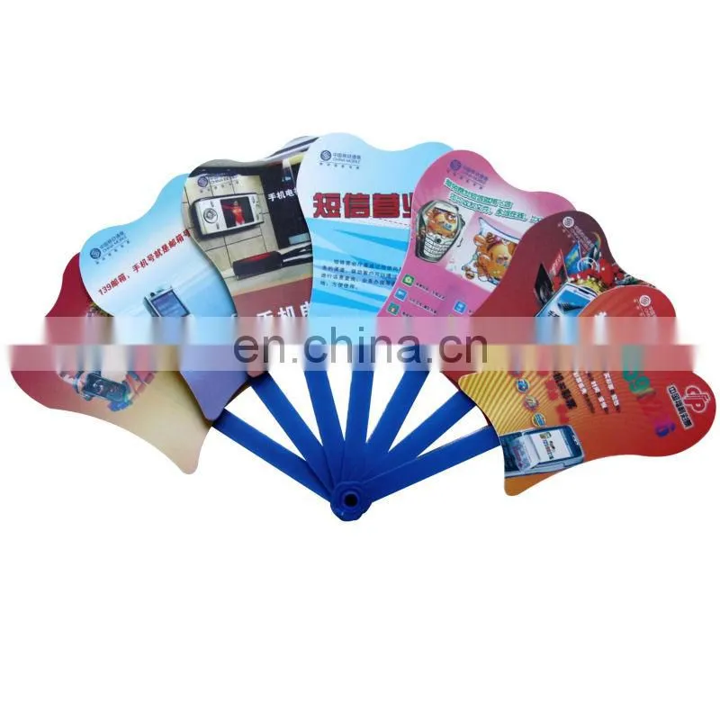 china high-quality give away custom hand fans animal print