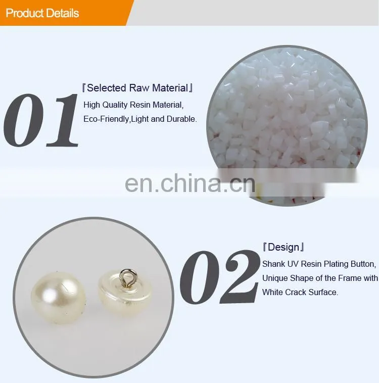 ABS Pearl Button Shank Button BA60392